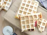 रेसिपी पिज्जा वाफल्स