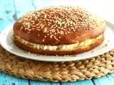 रेसिपी Tarte tropézienne व्याख्या की गई कदम से कदम