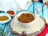 रेसिपी ओवन में भुने हुए चने करी के साथ