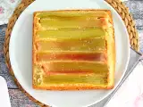 रेसिपी रhubarb का उल्टा केक