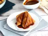 रेसिपी कैरेमलाइज्ड सेब के क्रेप समोसा
