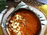 रेसिपी अफ्रीकी सूप: टमाटर, मूंगफली और चुकंदर - african peanut soup