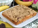 रेसिपी केले और चॉकलेट चिप्स का केक - शाकाहारी और ग्लूटेन-मुक्त