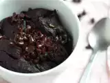 रेसिपी मग केक चॉकलेट और मूंगफली के मक्खन का माइक्रोवेव में 1 मिनट में