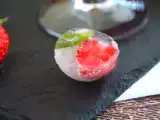 रेसिपी लाल फलों के साथ बर्फ