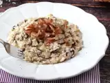 रेसिपी Risotto रैडिक्चियो, स्पेक और फिलाडेल्फिया क्रीमी और स्वादिष्ट