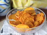 रेसिपी माइक्रोवेव में शकरकंद के चिप्स