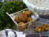 रेसिपी एयर फ्रायर में फालाफेल, बिना तले कुरकुरे परिणाम के लिए!
