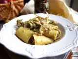 रेसिपी पास्ता कार्कियोफी और पैंसेटा, एक स्वादिष्ट और बनाने में आसान पहला व्यंजन