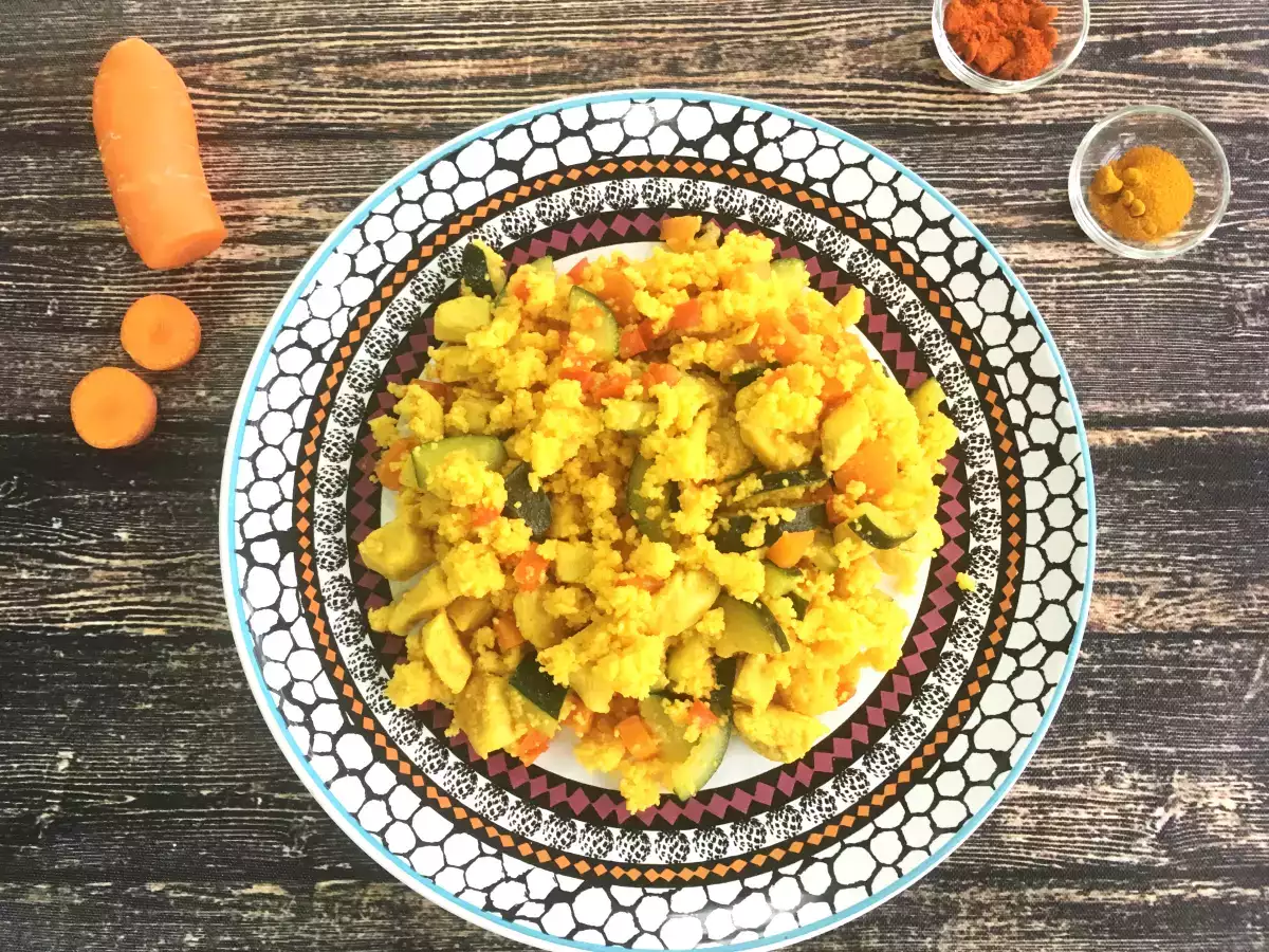 रेसिपी कुसकुस एक्सप्रेस (चिकन और सब्जियाँ)