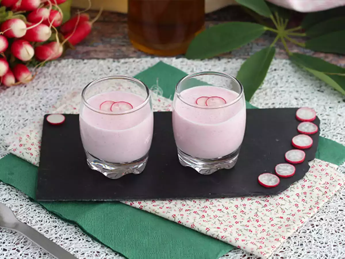 रेसिपी रेडिश का ठंडा सूप