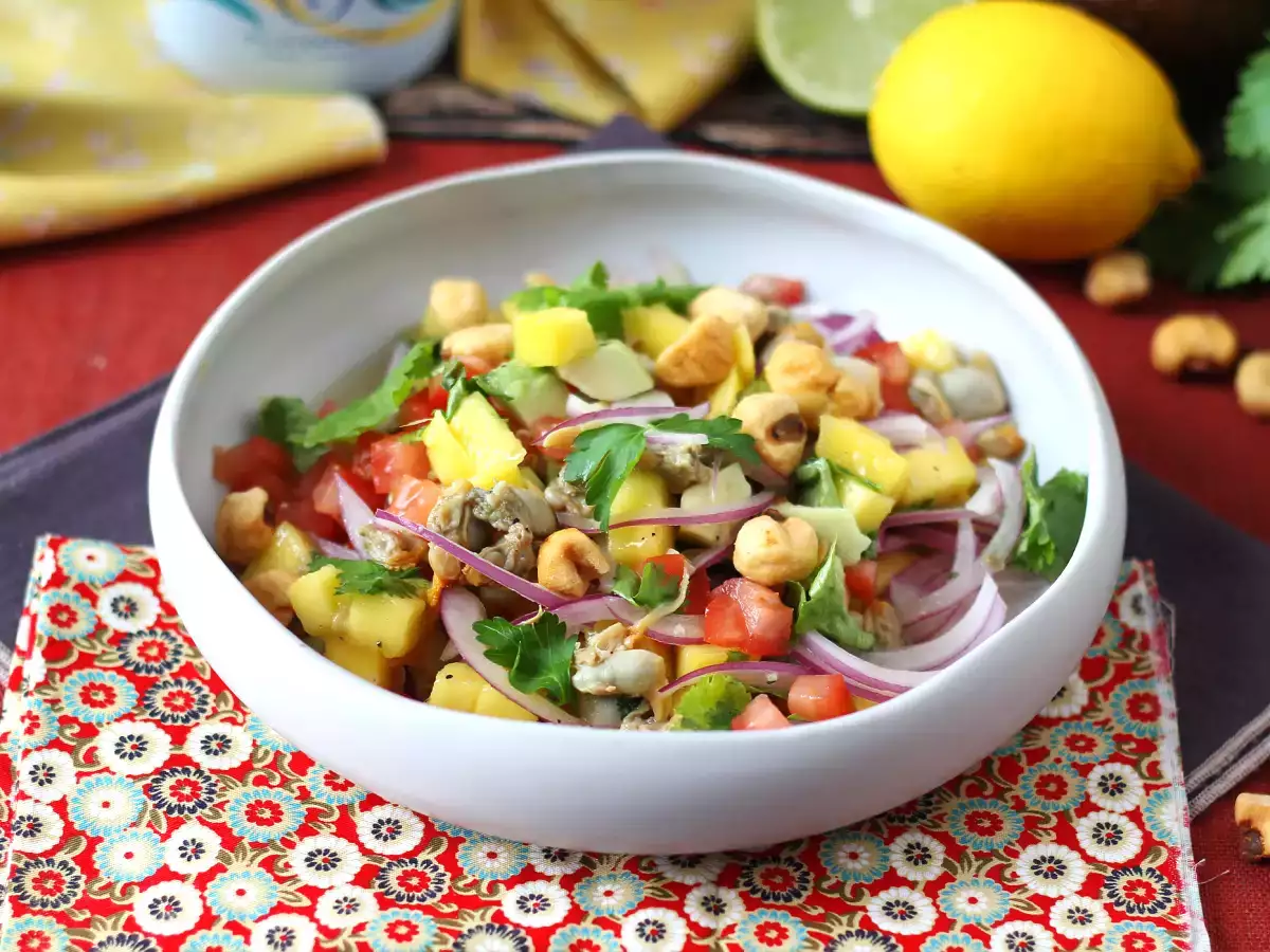 रेसिपी Ceviche और कैन में क्लैम