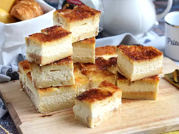 रेसिपी चीज़केक बार्स और फ्रेंच टोस्ट (french toast cheesecake bars)