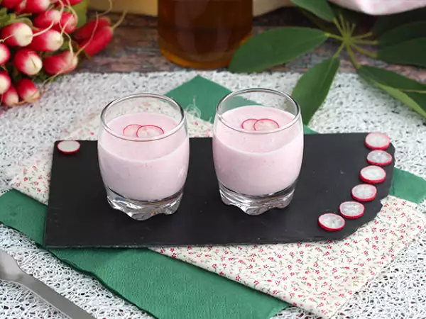 रेसिपी रेडिश का ठंडा सूप