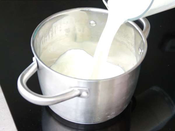 दूध का चावल आसान - तैयारी चरण 1