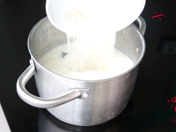 दूध का चावल आसान - तैयारी चरण 3