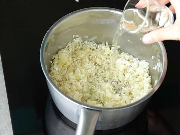 चीज़ और चोरिज़ो वाला रिसोट्टो - तैयारी चरण 3
