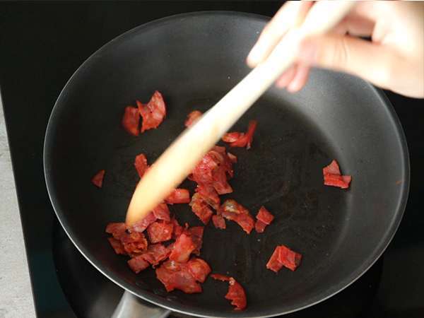 चीज़ और चोरिज़ो वाला रिसोट्टो - तैयारी चरण 6