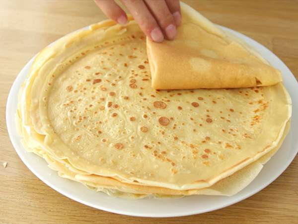 क्रेप्स का आसान और तेज़ आटा - तैयारी चरण 5