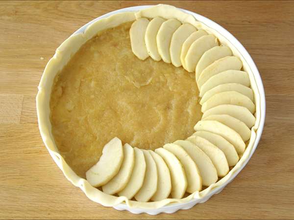 सेब की पाई, पारंपरिक नुस्खा - तैयारी चरण 5