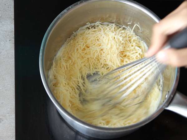 पनीर के हल्के और फूले हुए सुफले - तैयारी चरण 3