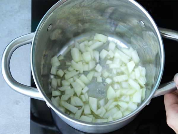 मशरूम का वेलौटे - तैयारी चरण 1