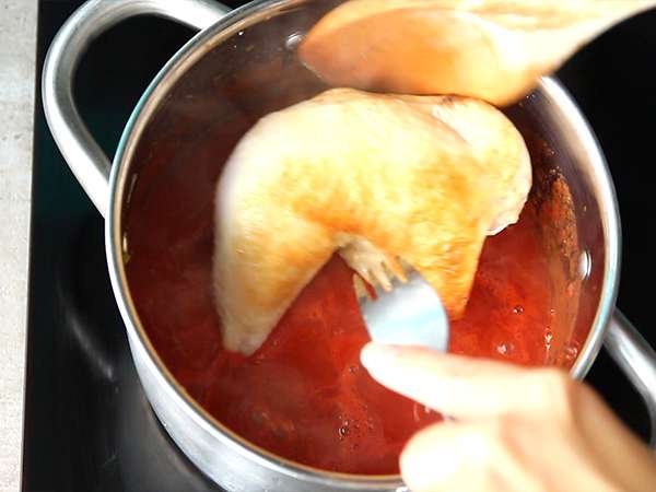 पौलेट बास्क्वाइस - तैयारी चरण 4