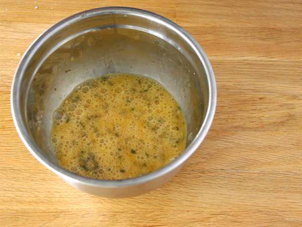 बेकन के मफिन - तैयारी चरण 2