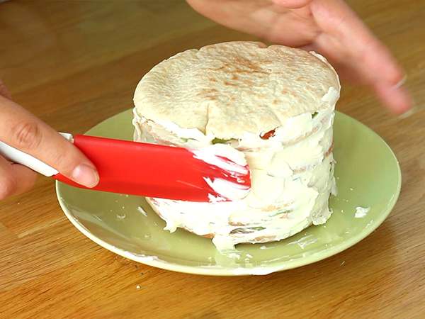 सैंडविच केक, नाश्ते का ताजा केक - तैयारी चरण 4