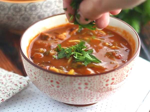 हरिरा सूप, आसान और सुगंधित - तैयारी चरण 5