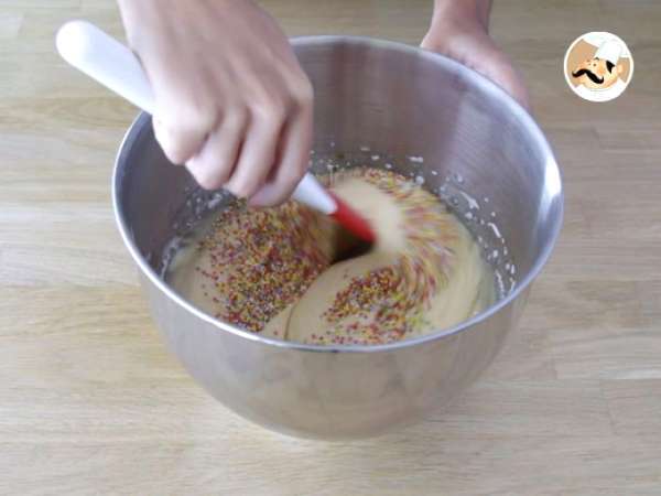 कपकेक के लिए बेस केक - तैयारी चरण 2
