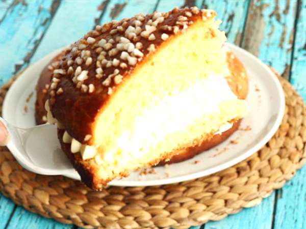 Tarte tropézienne व्याख्या की गई कदम से कदम - तैयारी चरण 12