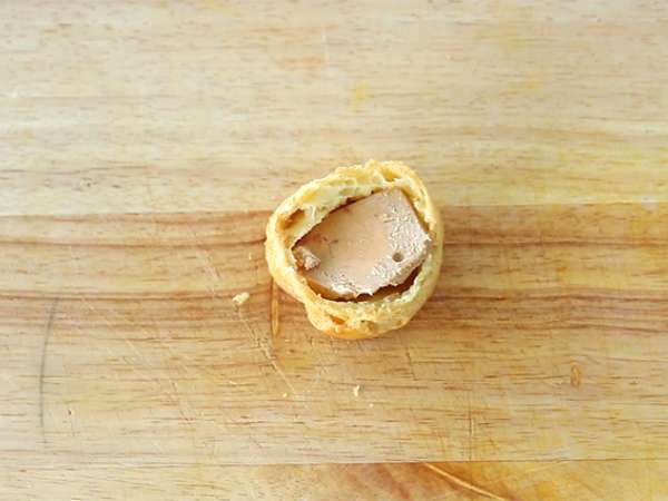 छोटे चाउ au foie gras और प्याज का मुरब्बा - तैयारी चरण 5
