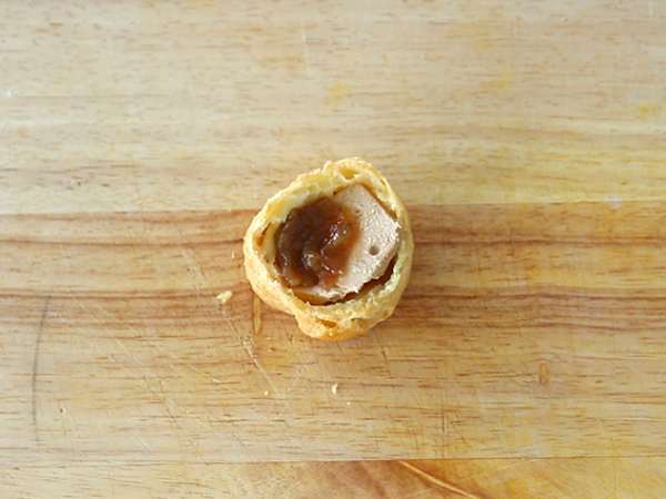 छोटे चाउ au foie gras और प्याज का मुरब्बा - तैयारी चरण 6