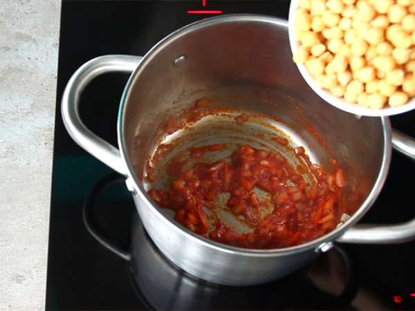 चने की दाल का सूप पालक के साथ - तैयारी चरण 4
