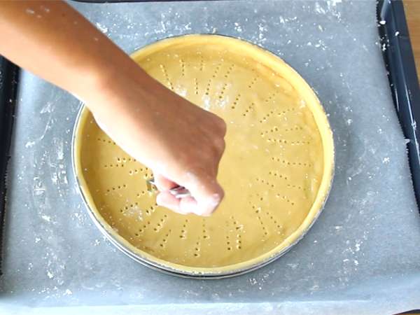 Tarte France bleu blanc rouge - तैयारी चरण 1