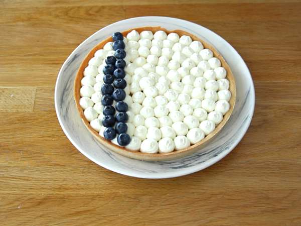 Tarte France bleu blanc rouge - तैयारी चरण 6