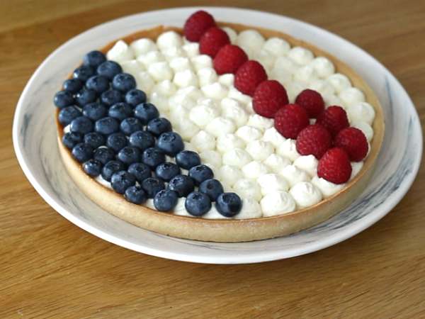 Tarte France bleu blanc rouge - तैयारी चरण 7