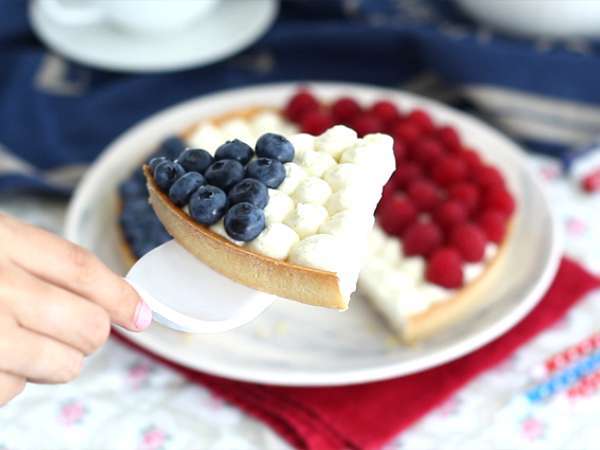 Tarte France bleu blanc rouge - तैयारी चरण 8