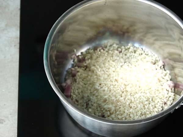 रोकेफोर्ट रिसोट्टो - तैयारी चरण 1