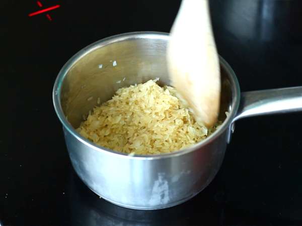 आसान पिलाफ चावल - तैयारी चरण 2