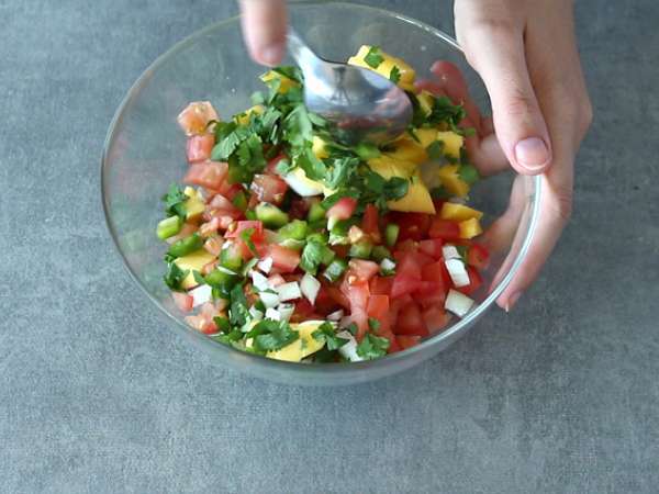 Ceviche de cabillaud - तैयारी चरण 4
