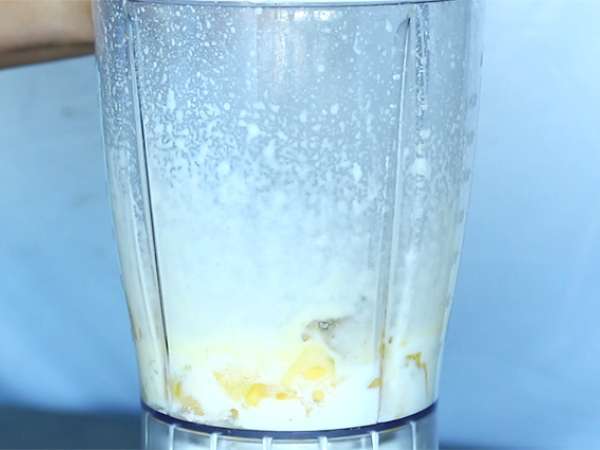 तेज़ आम का लस्सी - तैयारी चरण 1