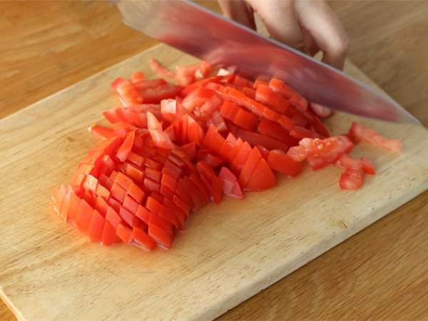 चाकचौका आसान - तैयारी चरण 1