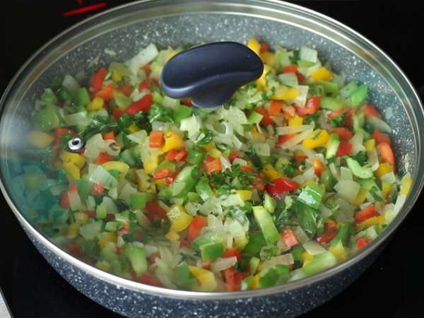 चाकचौका आसान - तैयारी चरण 3