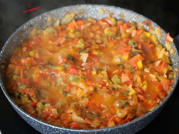 चाकचौका आसान - तैयारी चरण 4