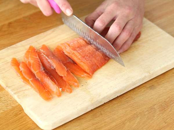 Gravlax, स्वीडिश तरीके से मरीन किया गया सामन - तैयारी चरण 5