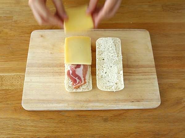 पनीनी à la raclette - तैयारी चरण 3