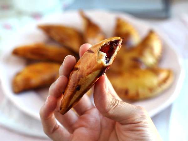 जाम के साथ मीठे एंपानाडिलस - तैयारी चरण 9
