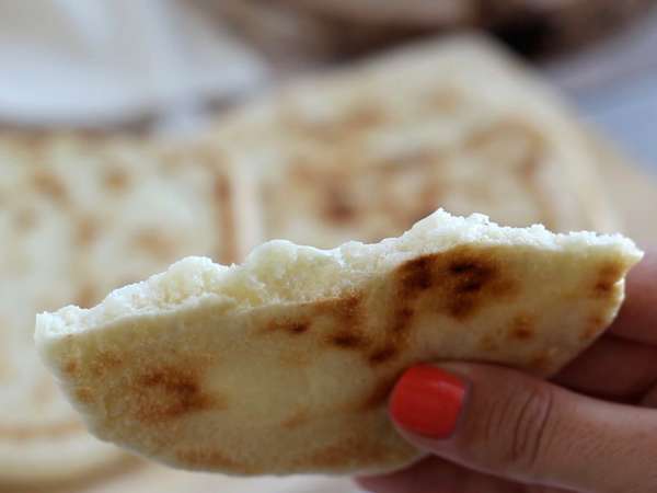 पैन में पिटा ब्रेड - तैयारी चरण 6